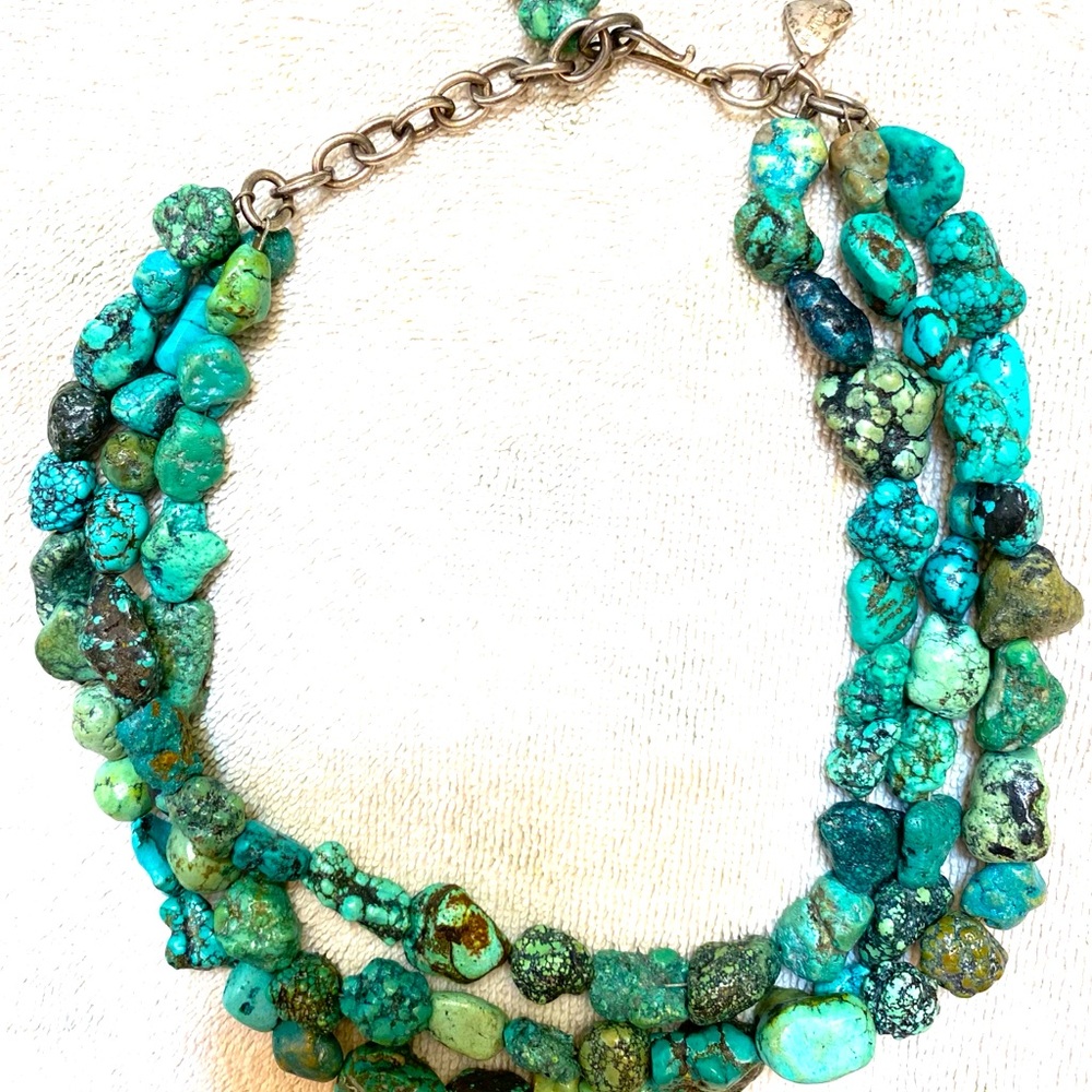 Vintage Harlene K Kalibre’ Turquoise necklace-RARE
